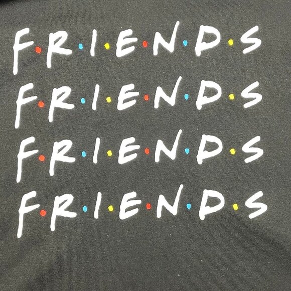 Friends Black Pullover Hoodie Sweatshirt Women's XS - Picture 2 of 6